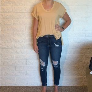 Yellow striped shirt